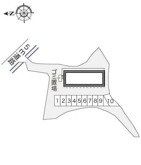 ★手数料０円★広島市安芸区矢野東　月極駐車場（LP）